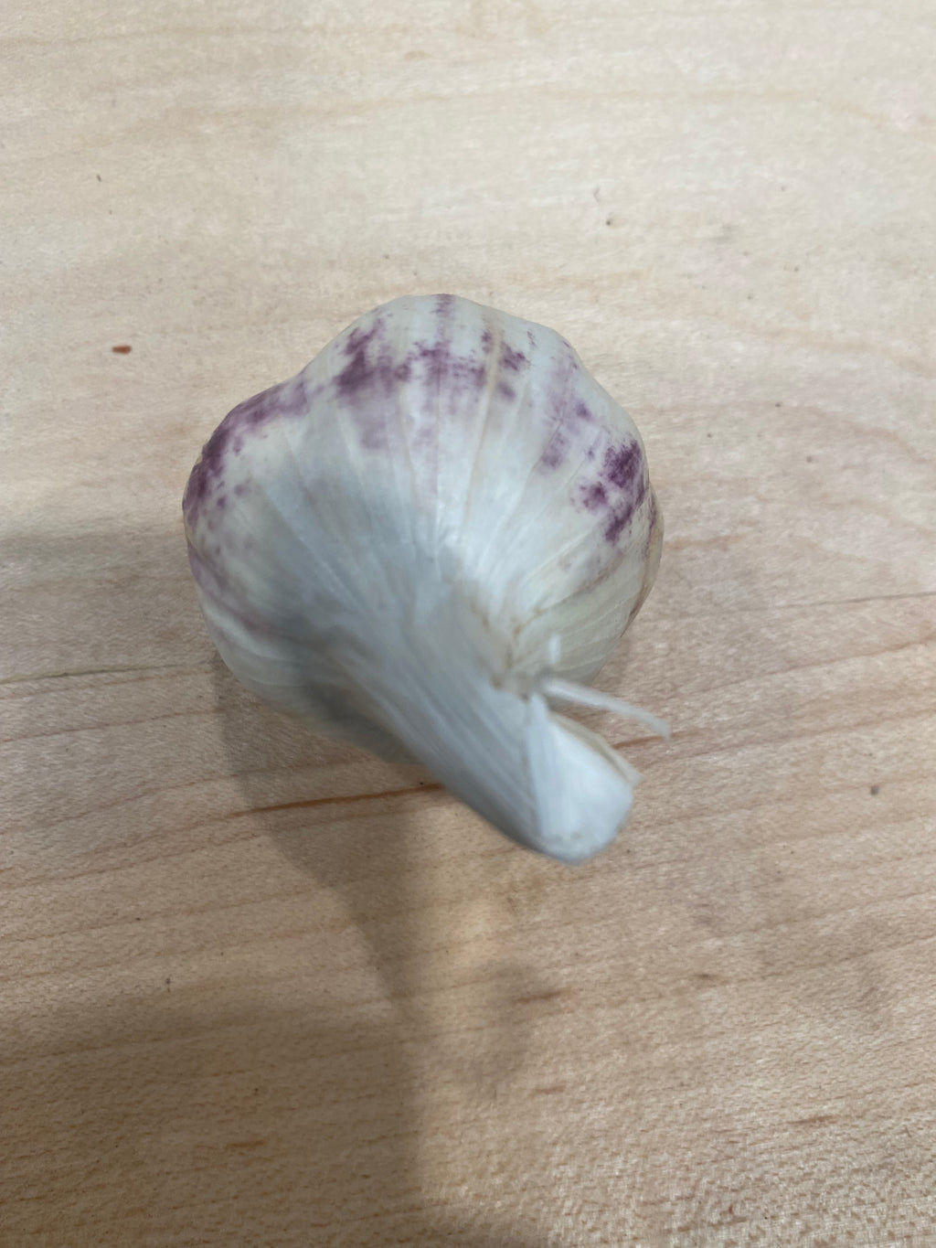 individual bulbs of garlic